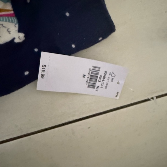 Old Navy Navy Blue Pajama Shorts with Fun Print - Picture 2 of 4